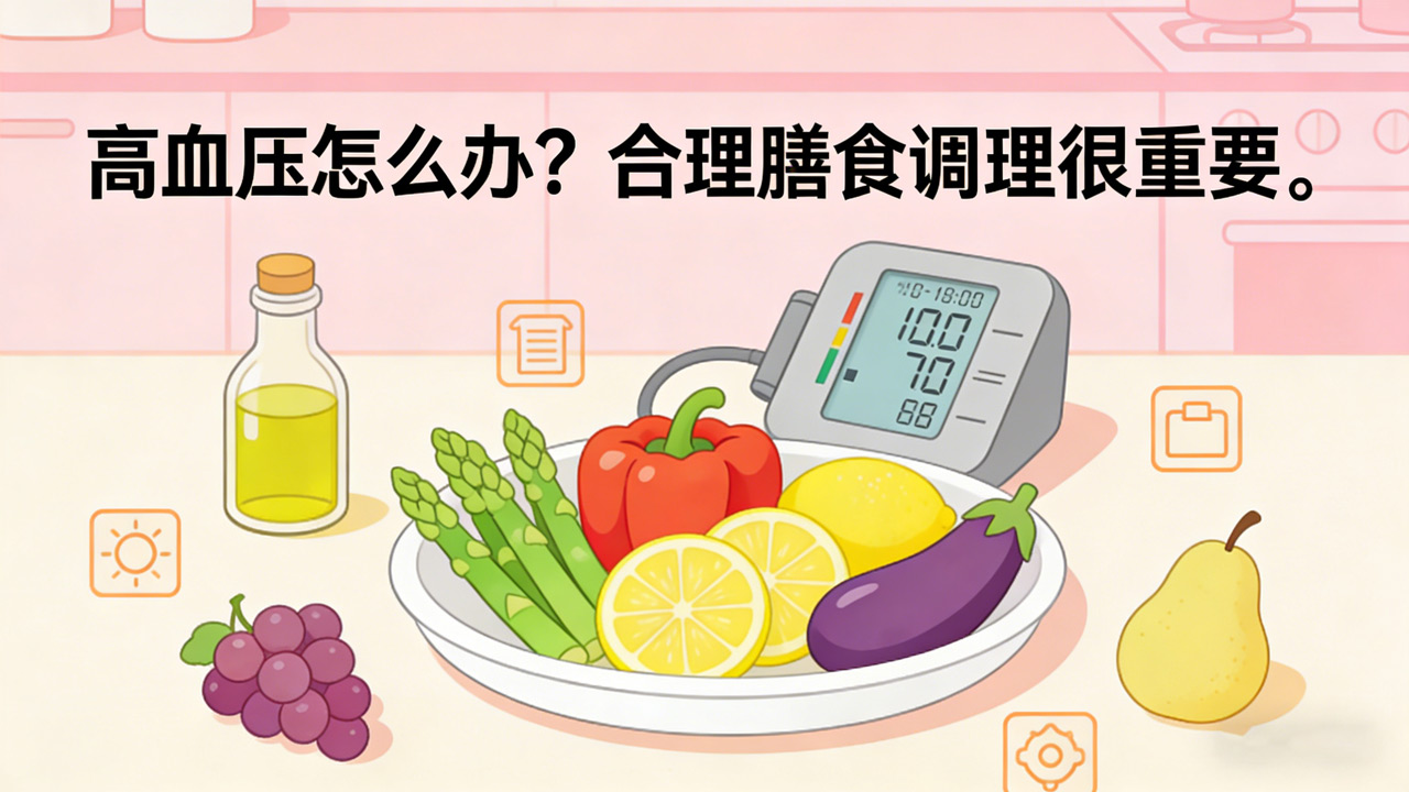 高血压怎么办？合理膳食调理很重要