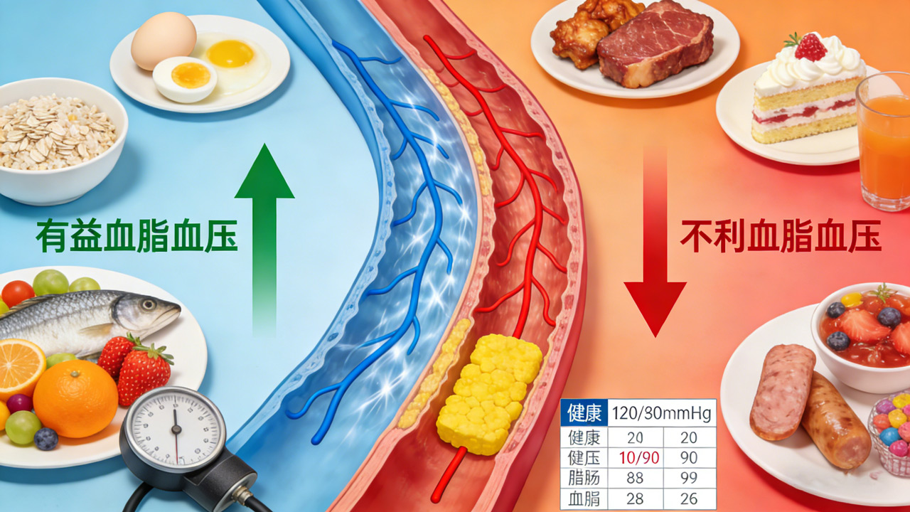 日常饮食对血脂血压的影响有多大？